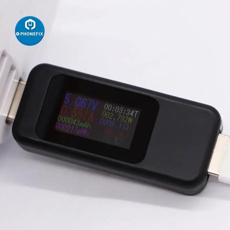 Color LCD Digital Display USB Charger Tester Voltage Current Tester - CHINA PHONEFIX