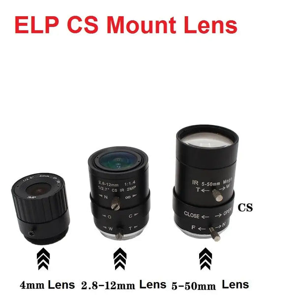 CS Mount Fixed Focus len CCTV Manual Zoom USB Cameras Lens -