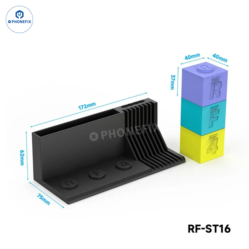 RF4 RF-ST15 RF-ST16 Multifunctional Screwdriver Storage Rack with Stencil Solder Paste Storage Function for Mobile Phone Welding Repair - CHINA PHONEFIX SHOP Team