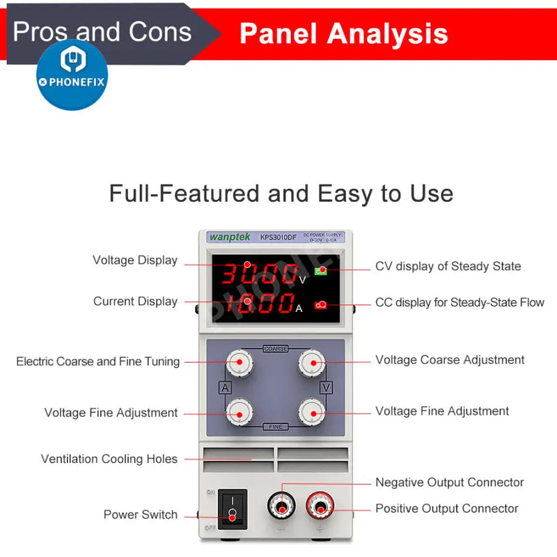DC Power Supply Voltage Regulator Stabilizer Switching
