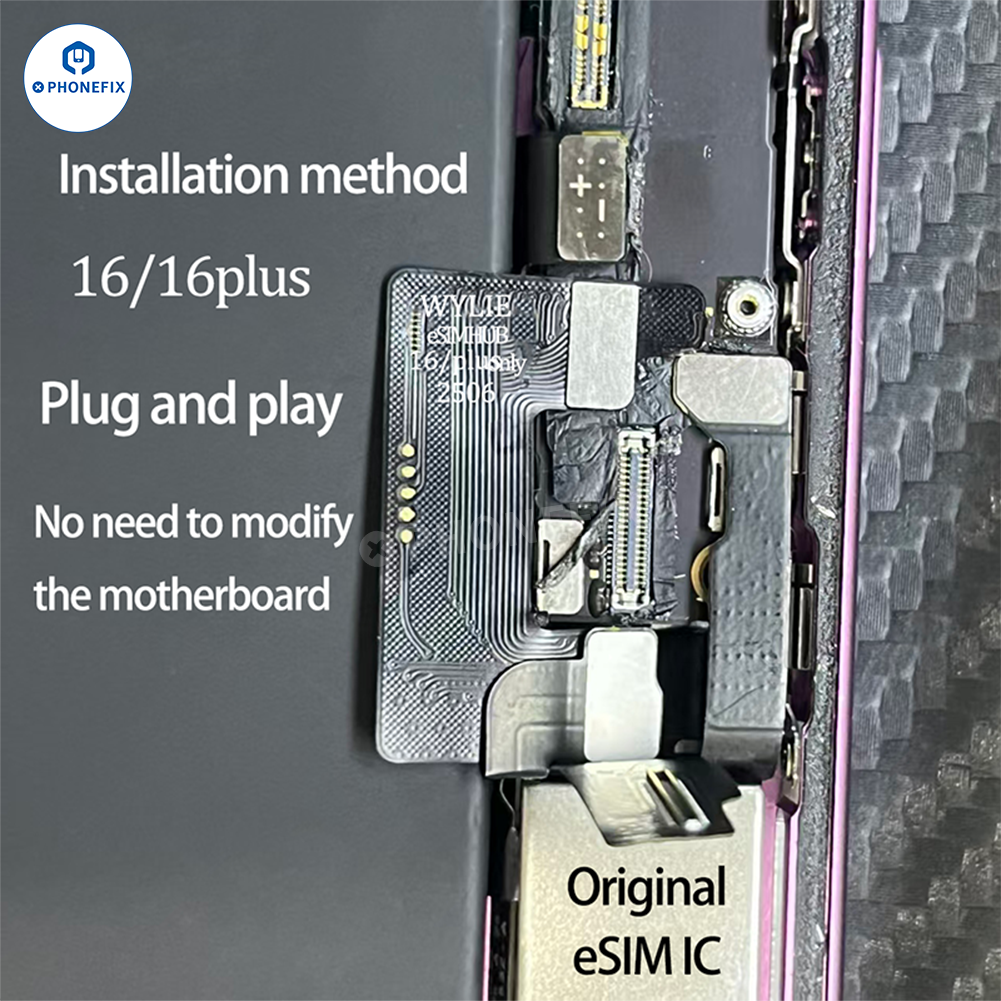 WYLIE eSIM Unlock Solution for iPhone 15/15Plus/16/16 Plus - No CNC