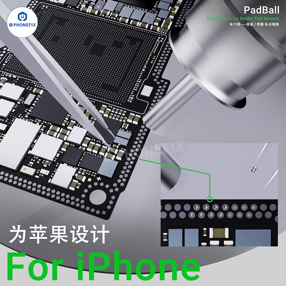 2UUL PadBall Solder Ball Phone PCB BGA Pad Soldering Balls