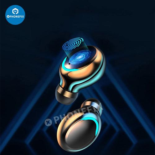 F9-5C Wireless Bluetooth Earphones Noise Reduction Earbuds With LED - CHINA PHONEFIX