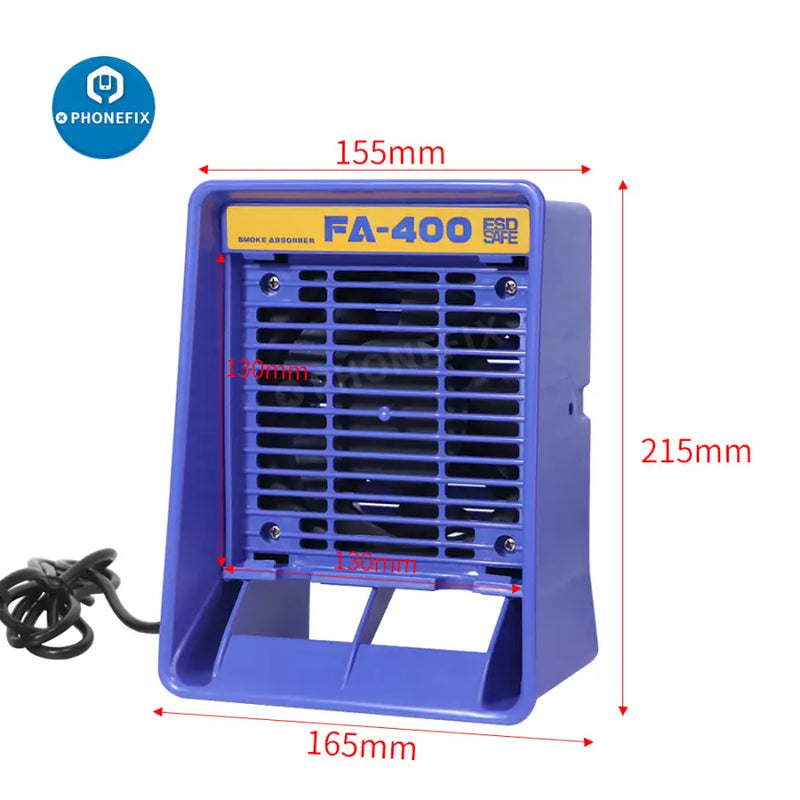 FA400 Fume Extractor With 10 Pcs Free Activated Carbon Filter Sponge