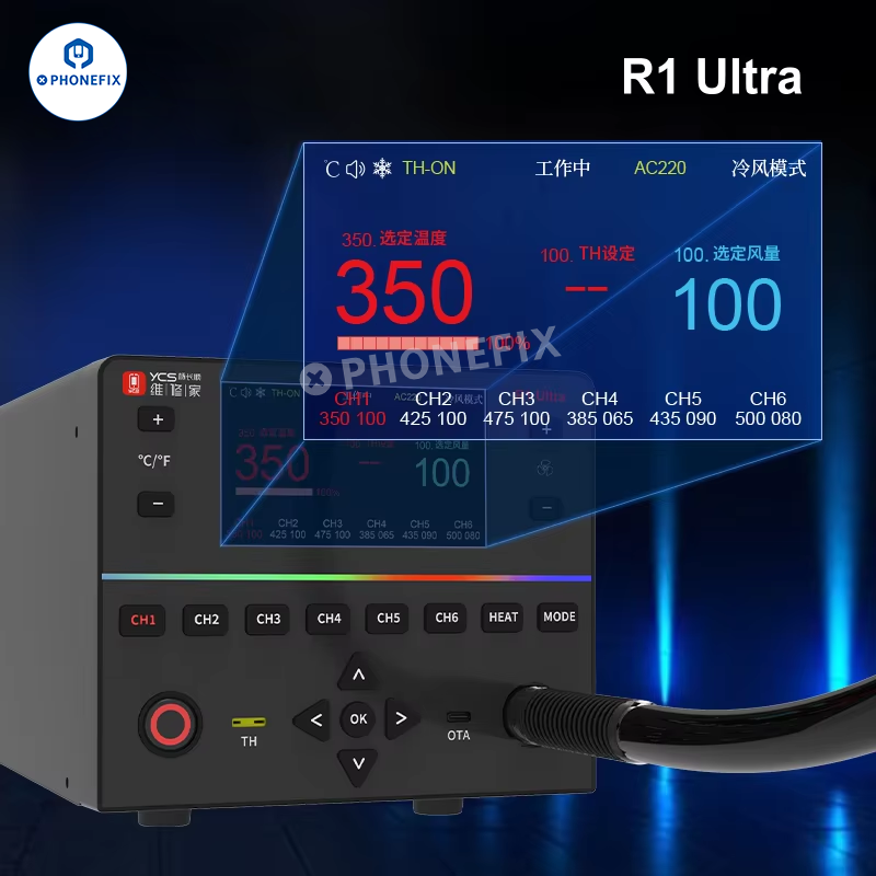 Repairer YCS R1 Ultra 1450W Hot Air Gun BGA Rework Station