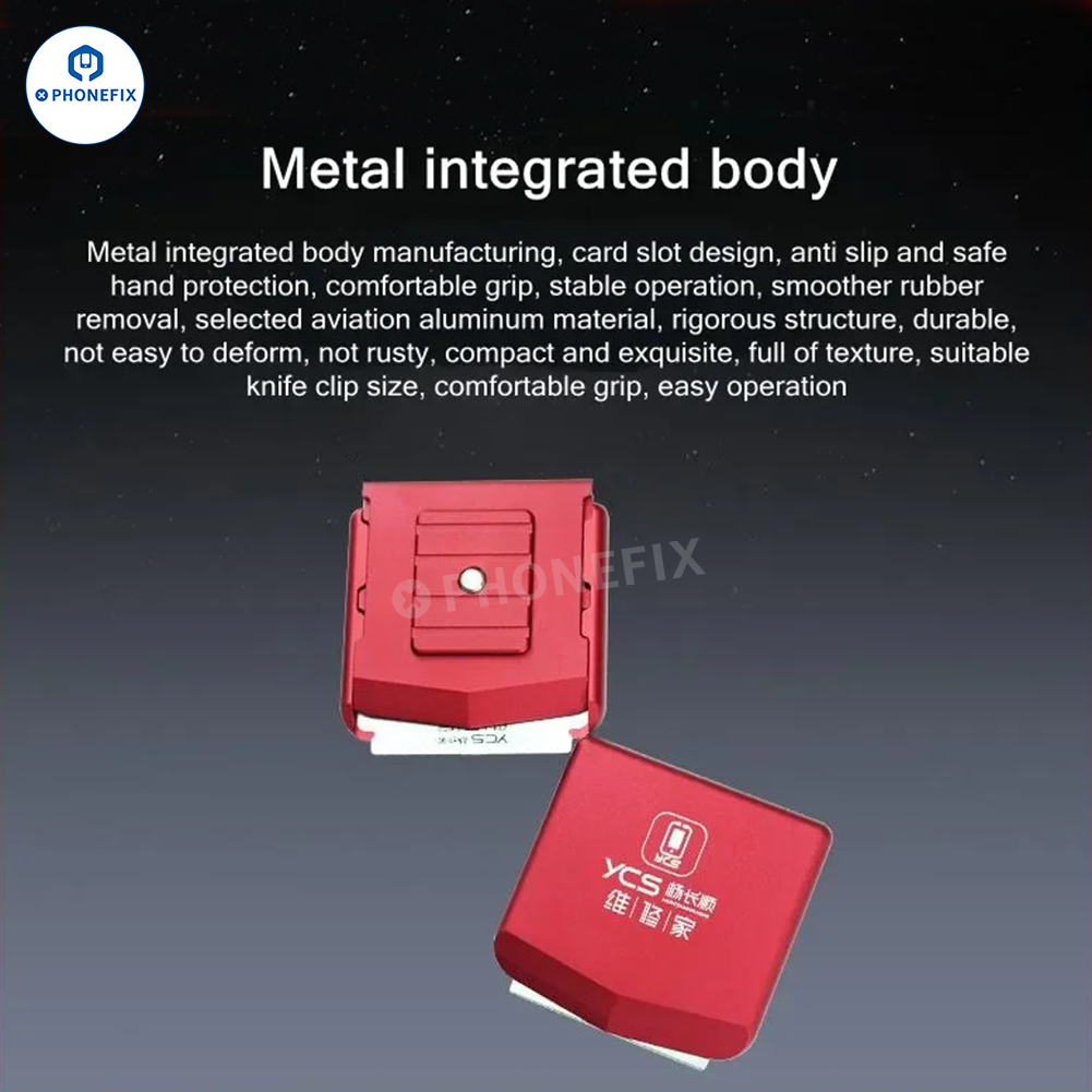 YCS Tools Double-sided Knife Clip Phone Screen Glue Removal Kit