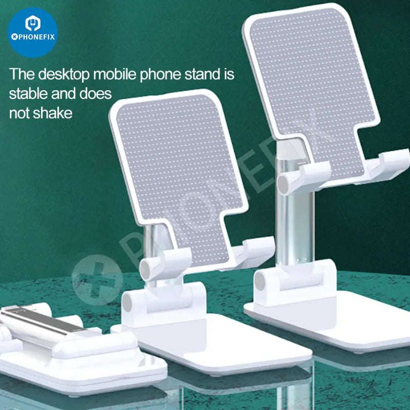 Foldable Tablet Phone Holder Stand Aluminum Alloy Desktop