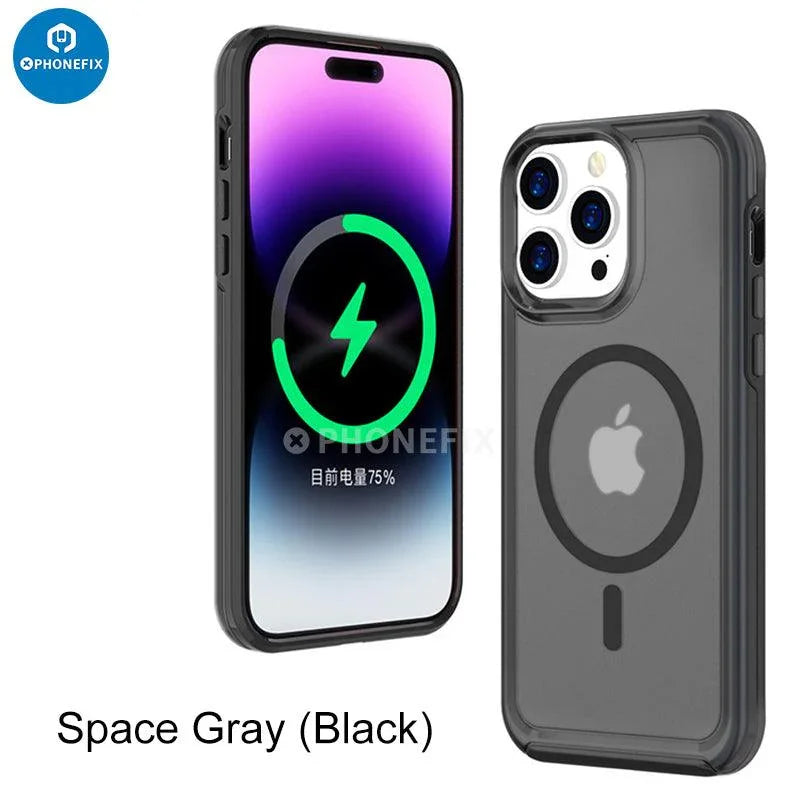 For iPhone 15 Series Magsafe Case Full Cover Shockproof Airbag For iPhone 15 Series Magsafe Case Full Cover Shockproof Airbag