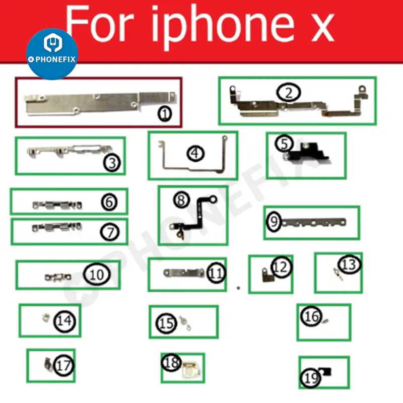 For iPhone 6-13 Pro Max Inner Small Parts Iron Metal Bracket