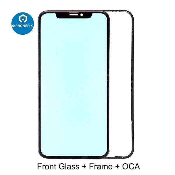 Front Glass with Frame Bezel assembled OCA Film For iPhone