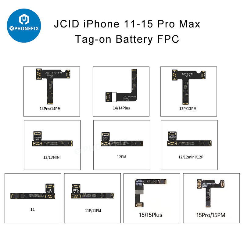 JC Battery Repair Flex Cable For iPhone 11-15 Pro Max