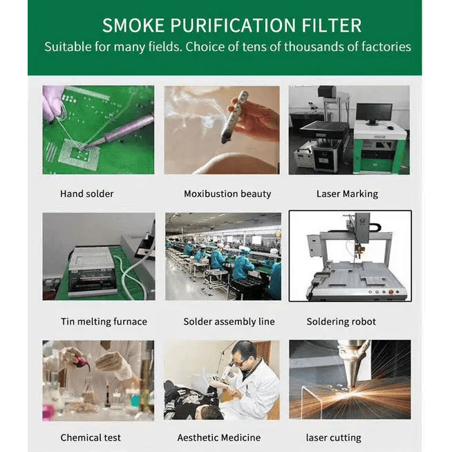 FUME Extractor Smoke Absorber Smoke Soldering Absorbing Purifying Tool - CHINA PHONEFIX