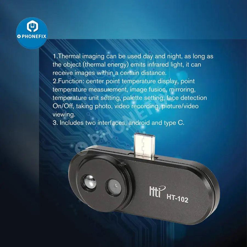 HT-102 Thermal Imaging Temperature Detector For Android Type