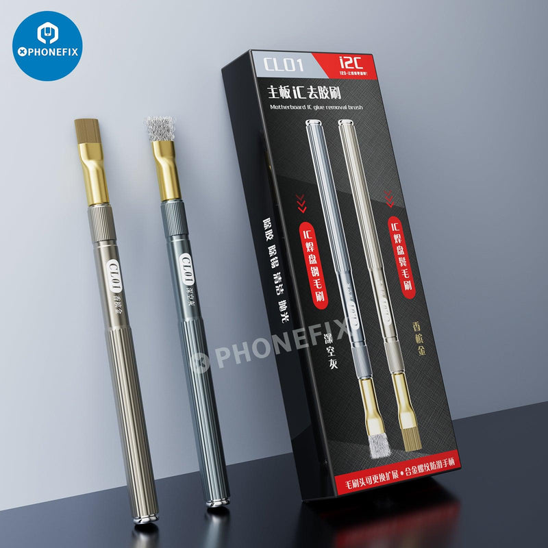 i2C CL01 Anti-Static Bristle/Steel Cleaning Brush Phone PCB Repair Kit - CHINA PHONEFIX