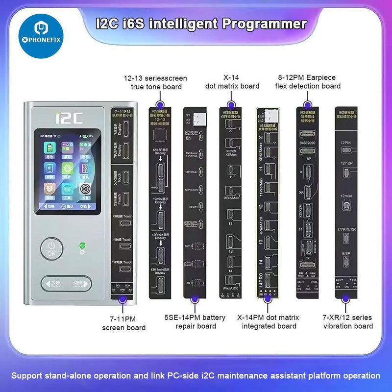 i2C i6S Programmer For iPhone Screen True Tone Face ID Repair - CHINA PHONEFIX