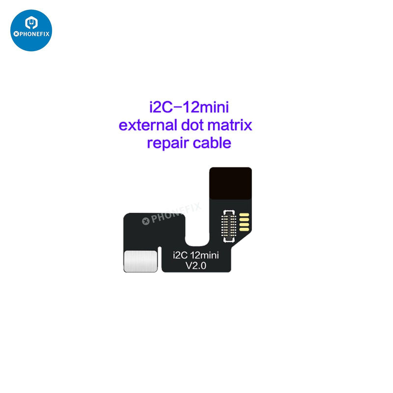 i2C MC12 Dot Matrix Repair Cable Fix iPhone Face ID Without Soldering - CHINA PHONEFIX