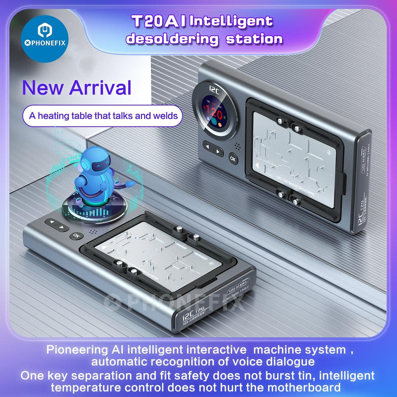 i2C T20 AI Intelligent BGA Desoldering Station For X-14 Pro Max Repair - CHINA PHONEFIX