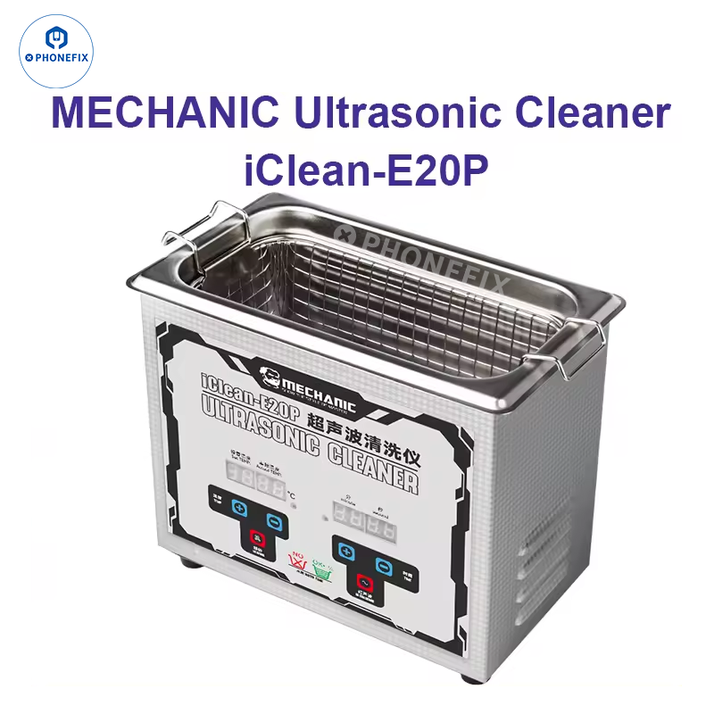 MECHANIC iClean-E08P Ultrasonic Cleaner PCB Camera Glasses Cleaning - CHINA PHONEFIX SHOP Team