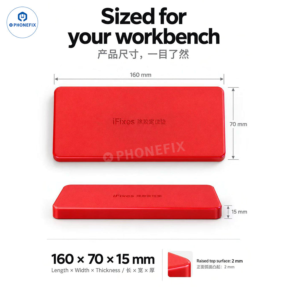 iFixes iD77 Curved Screen Positioning Pad - Glue Removal & Lamination