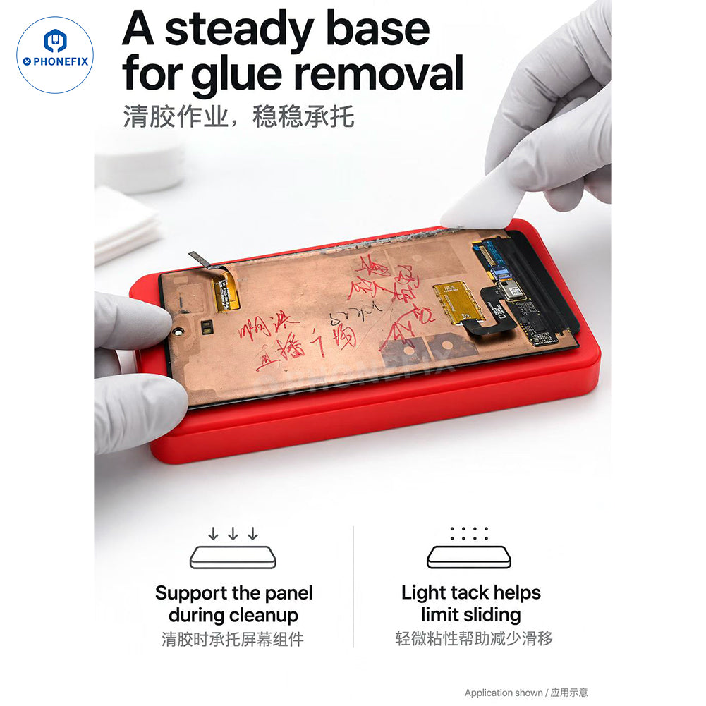 iFixes iD77 Curved Screen Positioning Pad - Glue Removal & Lamination