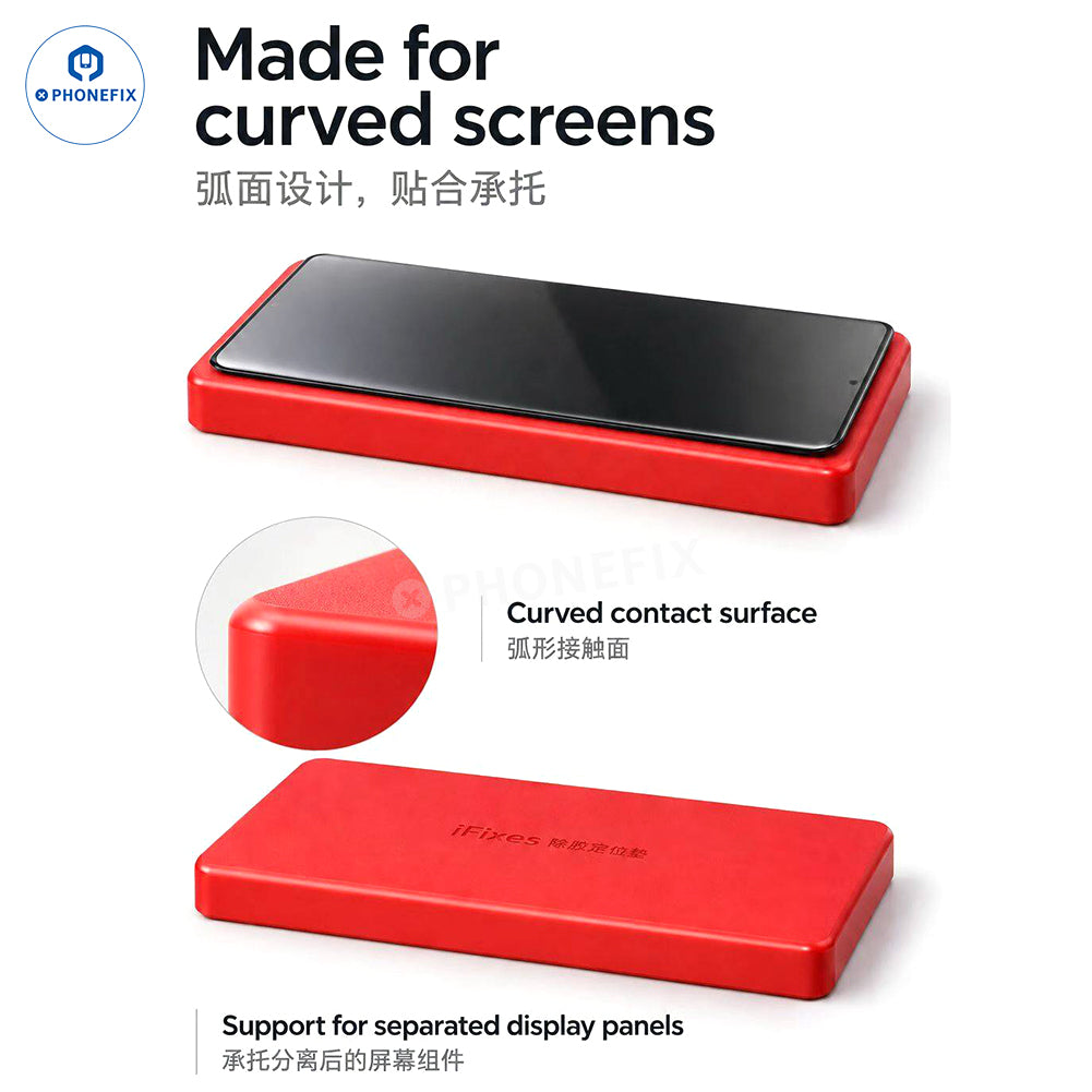 iFixes iD77 Curved Screen Positioning Pad - Glue Removal & Lamination