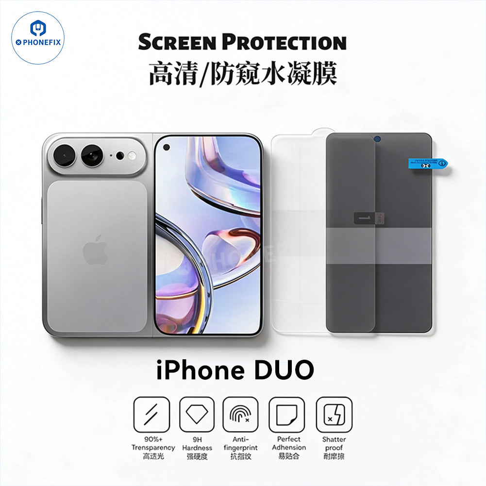 iPhone Duo Foldable Screen Protector Hydrogel Film - Front/Inner/Back