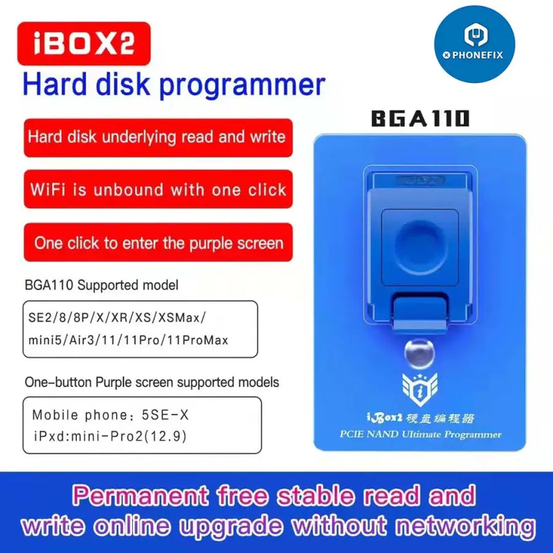 ibox2 All in one Ultimate Programmer PCIE Nand + Purple screen