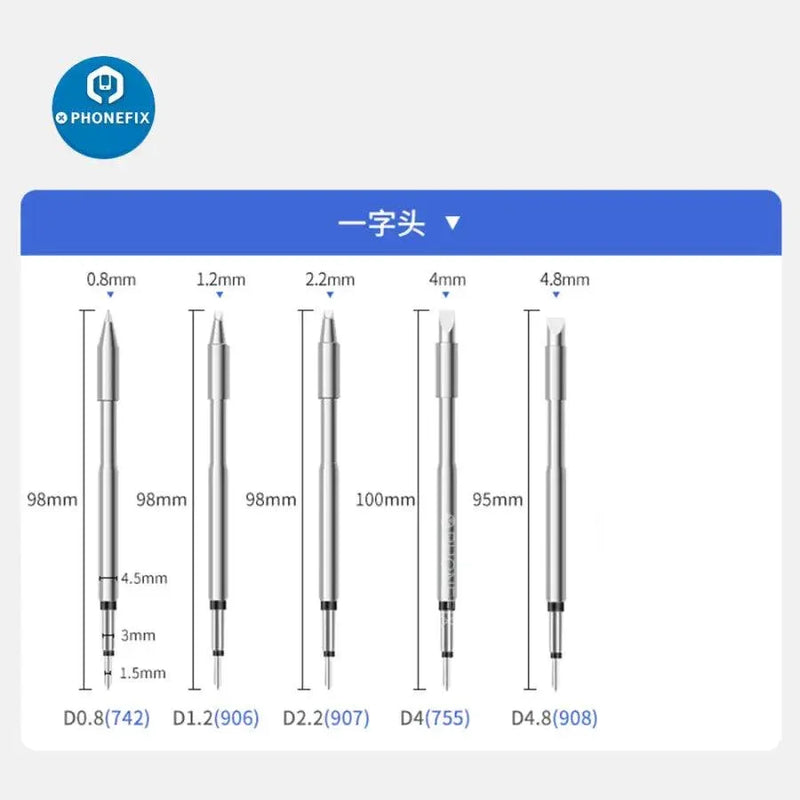 JBC Soldering Tip Series C245, Round Shape, C245001/ 0.6 Mm, Straight - View #10