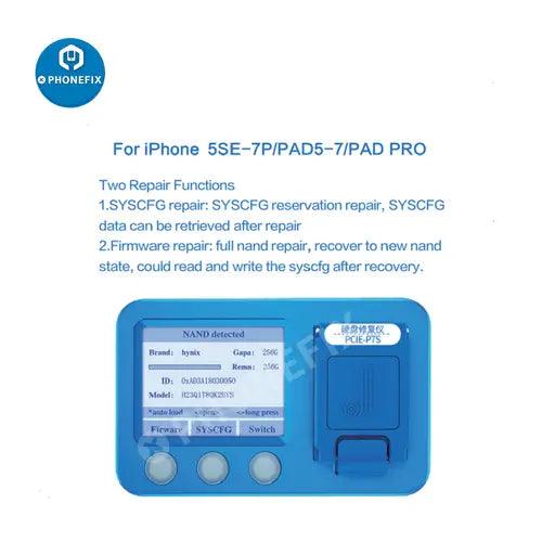 JC P7S BGA70 Nand Programmer Nand Read Write Tool For iPhone