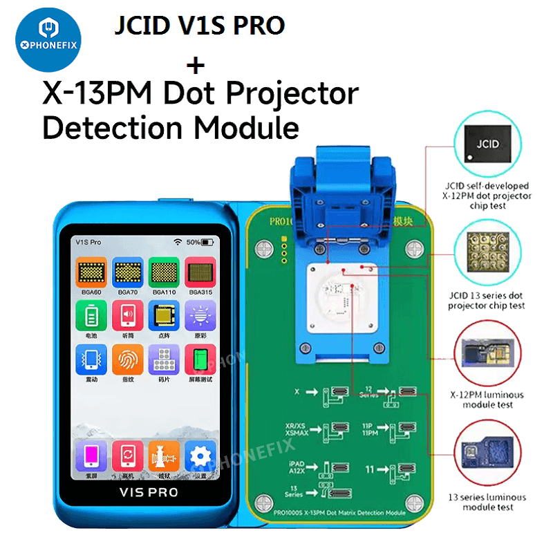 JC Dot Projector Module For iPhone X-13 Pro Max Face ID Repair - CHINA PHONEFIX