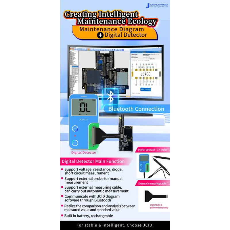 JCID-D11 Multifunctional Digital Detector With JC