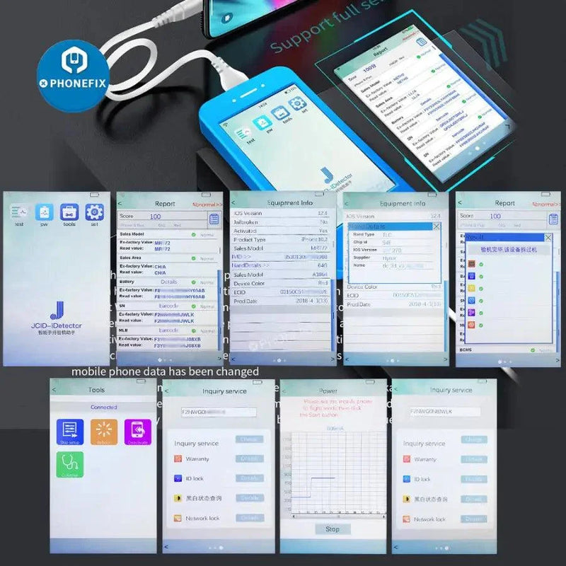 JCID iDetector Intelligent Handheld iPhone Detector Fault Tester