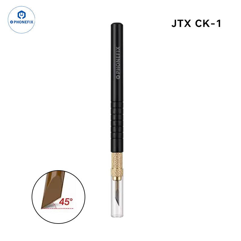 JTX CK1 CK2 CPU & PCB Glue Removal Blade Set – 45° Angled Scraper