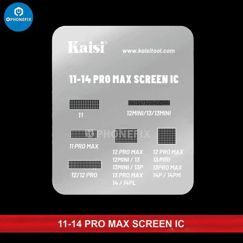 Stencil BGA Per Riparazione IPhone 11-13 Pro Max – Mechanic IRX6, Reballing IC, LCD LED
