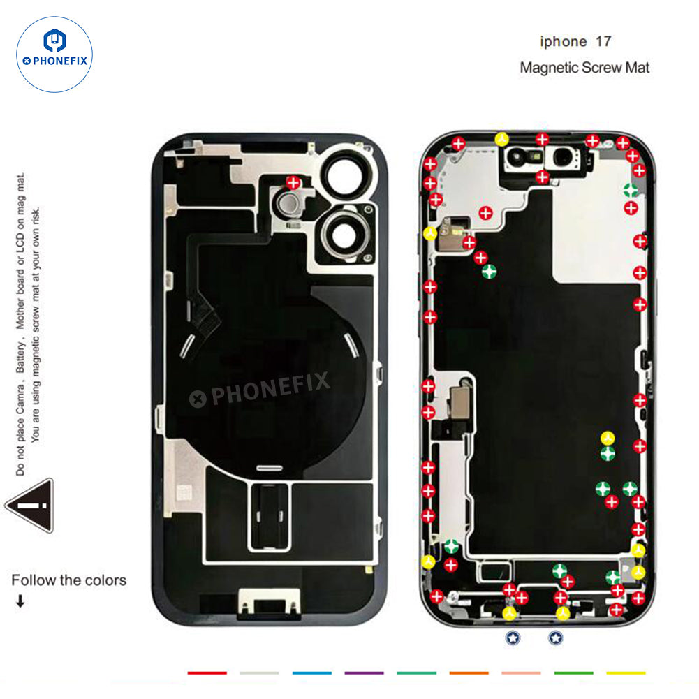 Magnetic Screw Mat for iPhone 6-18 Pro Max Disassembly Guide Pad