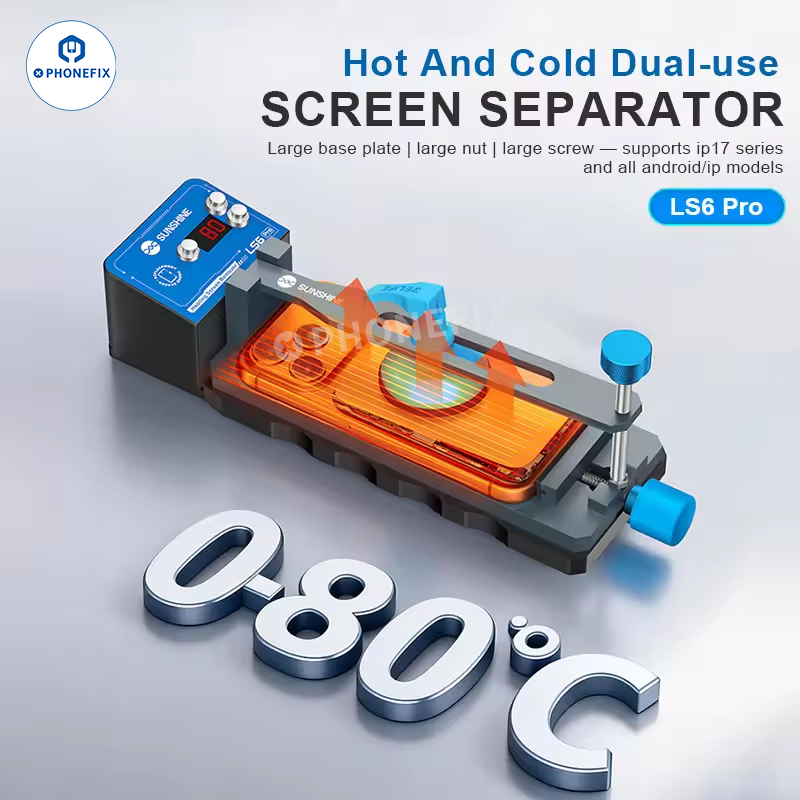 SUNSHINE LS6 Pro Phone Back Cover/Screen Heating Separator