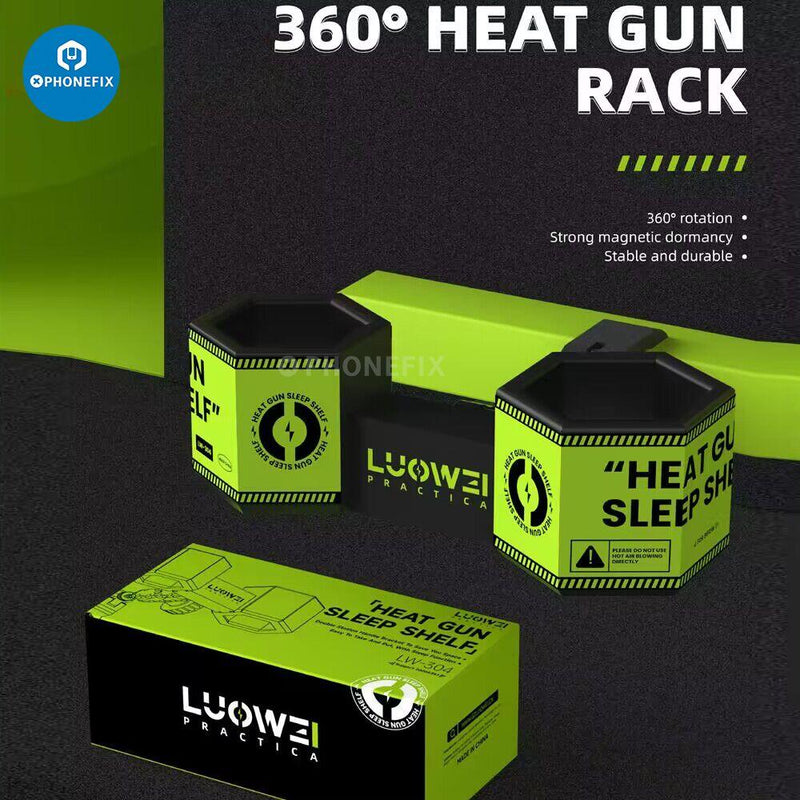 Luowei LW-304 Heat Gun Sleep Bracket Rotatable Hot Air Handle Holder - CHINA PHONEFIX