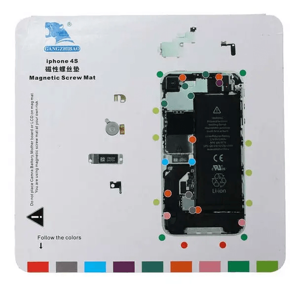 Magnetic Screw Mat for iPhone XS MAX X 8 7 6 Disassembly Guide Pad - CHINA PHONEFIX