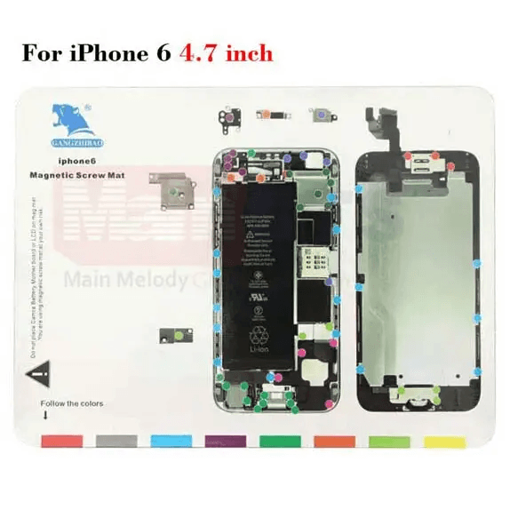Magnetic Screw Mat for iPhone XS MAX X 8 7 6 Disassembly Guide Pad - CHINA PHONEFIX