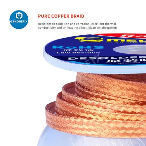 MECHANIC 1.5m Desoldering Braid Welding Remover Copper Solder Wick Wire - CHINA PHONEFIX