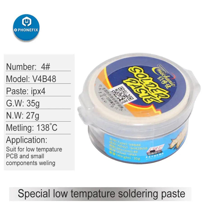 Mechanic 138℃ Low Temperature BGA Solder Paste Soldering Tin Cream - CHINA PHONEFIX