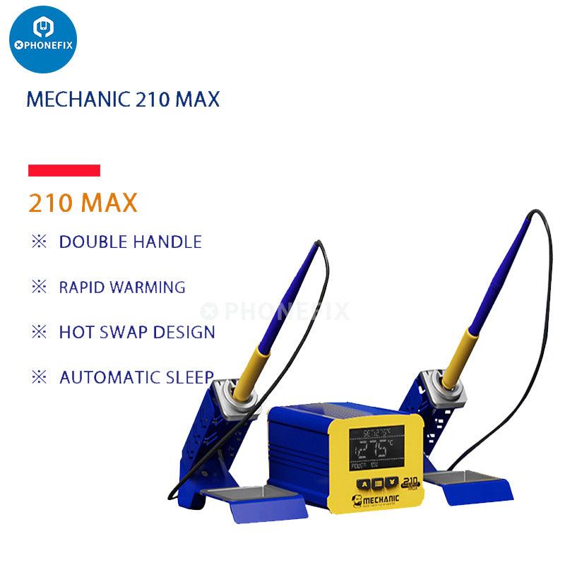 Mechanic 210 MAX Thermostatic Dual Station Digital Soldering Station - CHINA PHONEFIX