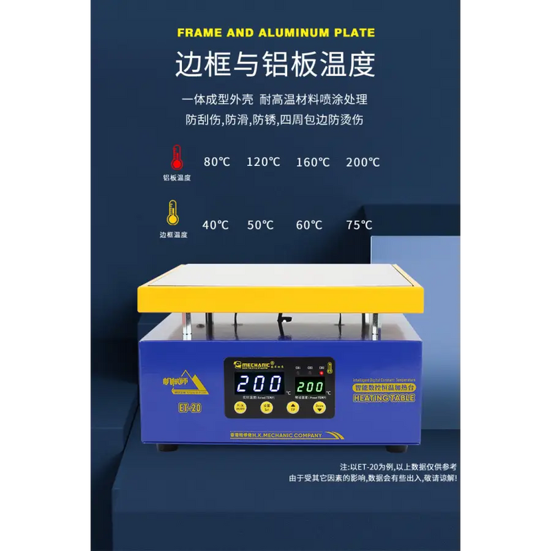 MECHANIC ET10 Digital Constant Temperature Heating Table