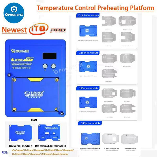 Mechanic iT3 Preheating Platform For iPhone X-13 PRO Max Repair - CHINA PHONEFIX