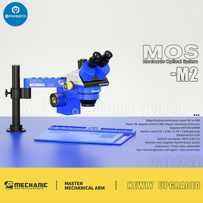 MECHANIC M2 M3 Microscope Swing Arm Aluminum Alloy Bracket - CHINA PHONEFIX