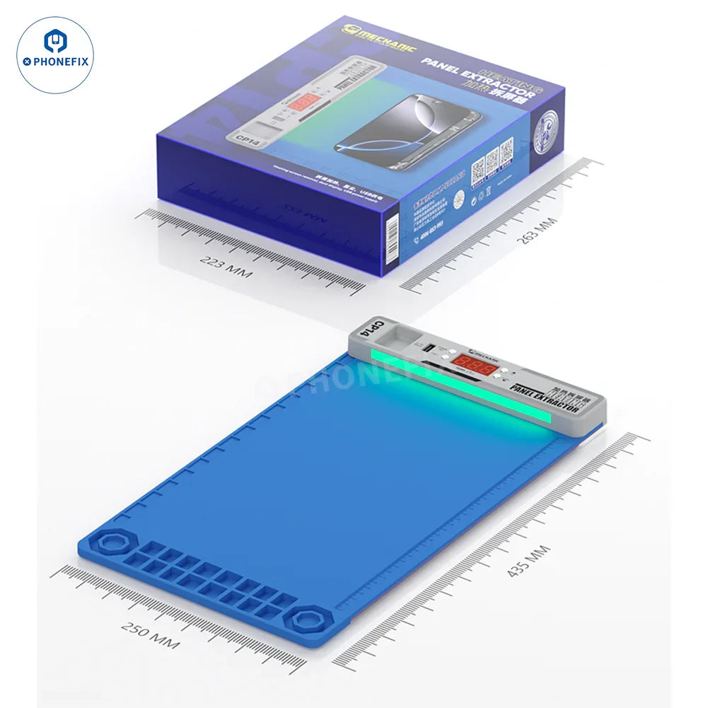 MECHANIC CP14+ LCD separator pre-heating station with 14-inch screen heating remover for phone and tablet screen repair.