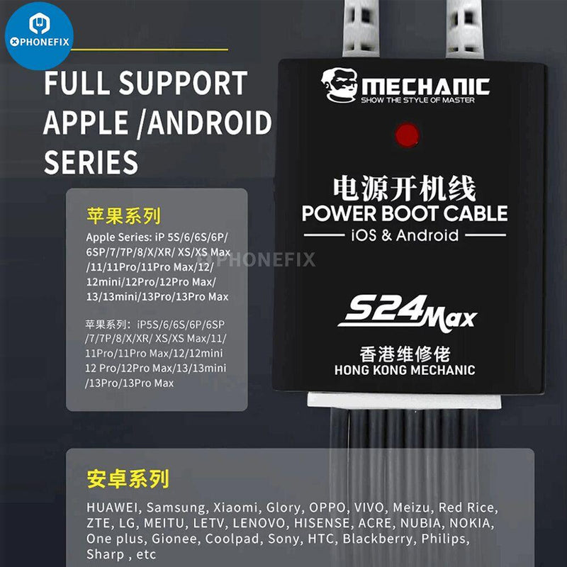 Mechanic S24 Max Power Boot Cable For iPhone Android - CHINA PHONEFIX