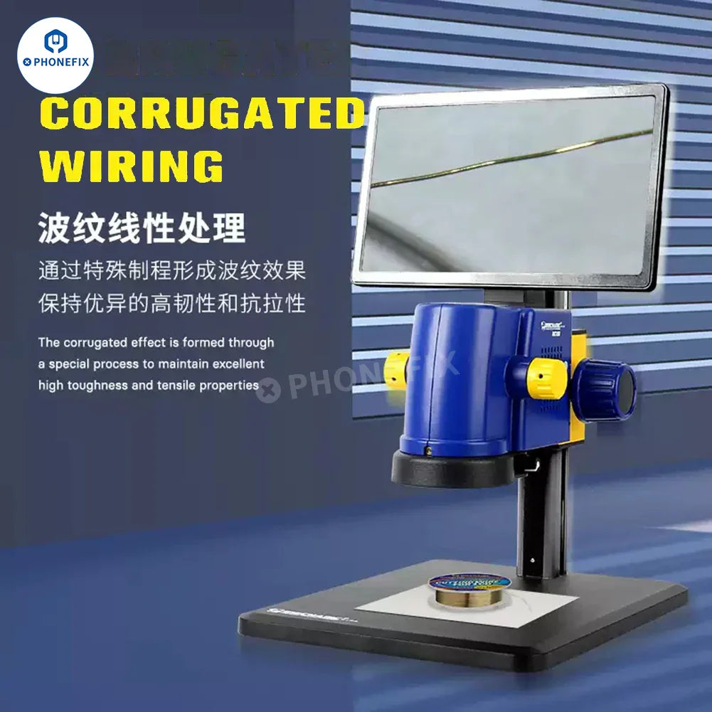 MECHANIC solder wire for cutting and separating curved LCD screens on phone touch screens, ideal for delicate phone repair work.