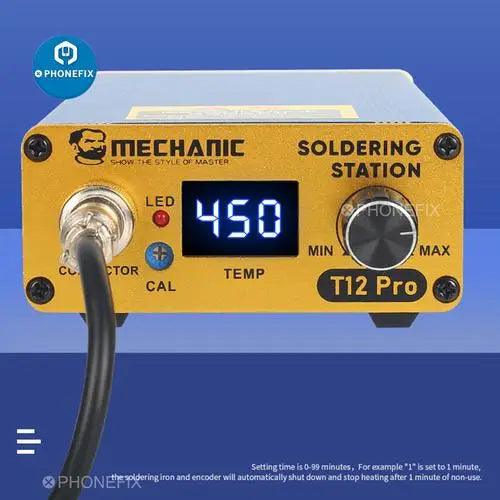 Mechanic T12 Pro Anti-Static Soldering Station With Iron Tip