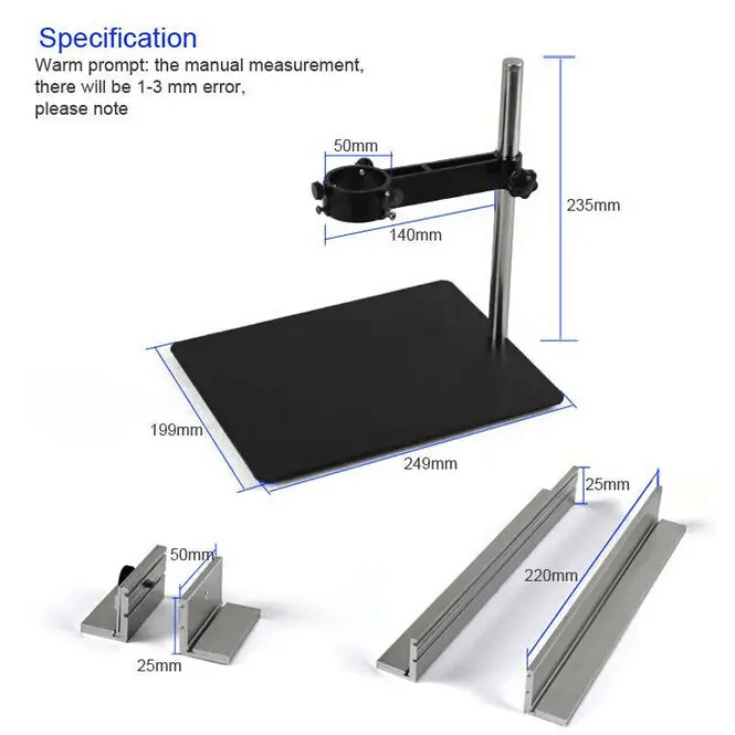 Metal Shelving Bracket BGA Rework Station External Fixator